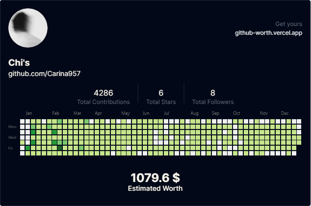 github-worth